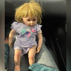 NPK Reborn Toddler Girl Doll Soft Silicone Dolls Children Gift Reborn
